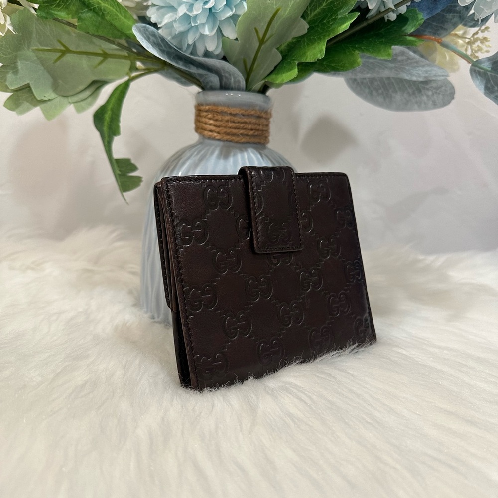 Gucci Guccissima Compact Bifold Wallet Only - Picture 8 of 14